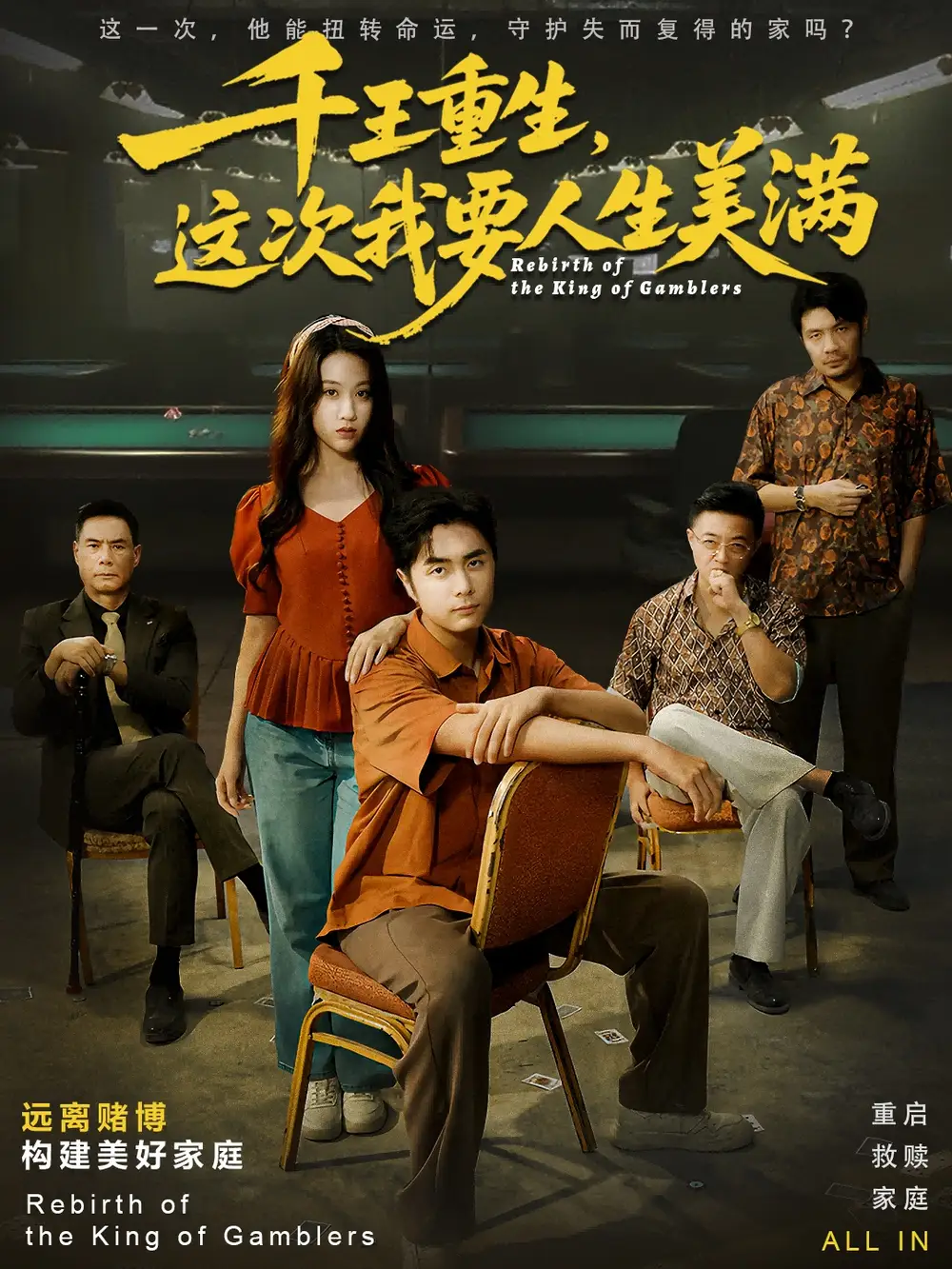 短剧《千王重生，这次我要人生美满＆重回九零：掌牌局护妻女》全集完整版高清免费在线观看